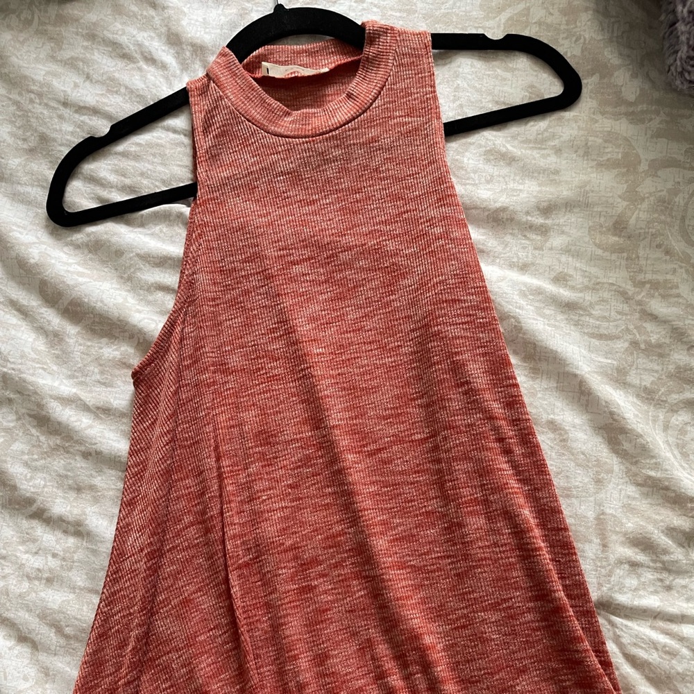 High neck lush top
